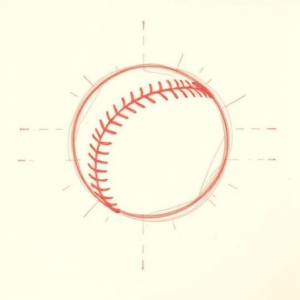 Loose Red Pencil Baseball Tattoo