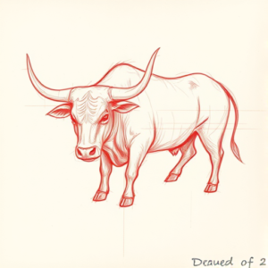Loose Red Pencil Bull Tattoo