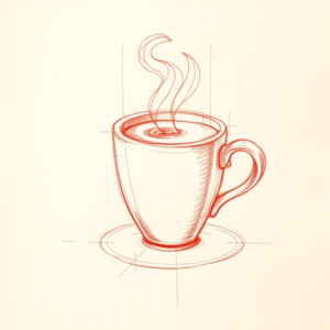 Loose Red Pencil Coffee Tattoo