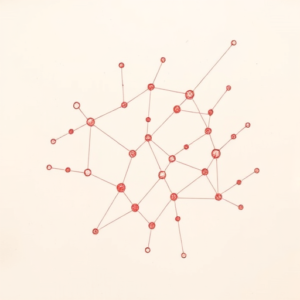 Loose Red Pencil Constellation Tattoo