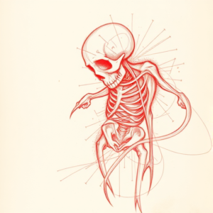 Loose Red Pencil Death Tattoo