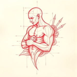 Loose Red Pencil Gambling Tattoo