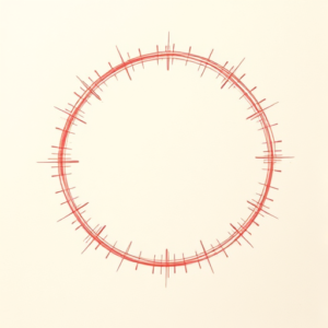 Loose Red Pencil Halo Tattoo