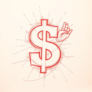 Loose Red Pencil Money Tattoo