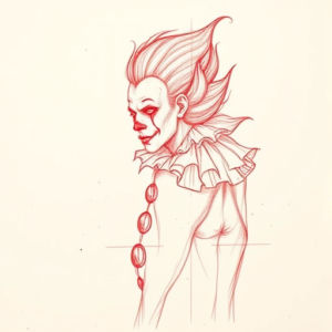 Loose Red Pencil Pennywise Tattoo