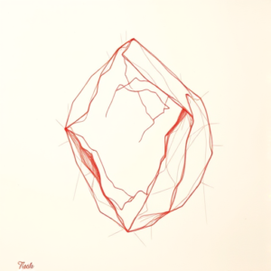 Loose Red Pencil Rock Tattoo