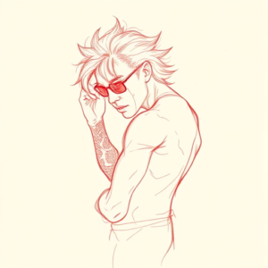 Loose Red Pencil Rockstar Tattoo