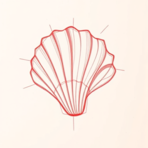 Loose Red Pencil Shell Tattoo