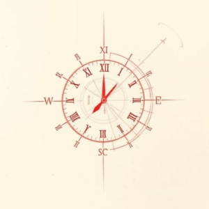 Loose Red Pencil Time Tattoo