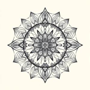 Mandala Airplane Tattoo