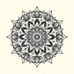 Mandala Angel Tattoo