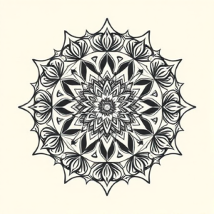 Mandala Angel Tattoo