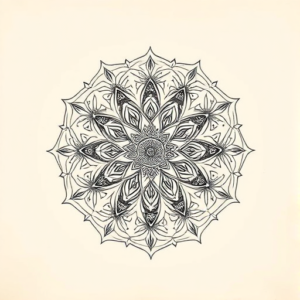 Mandala Aquarius Tattoo