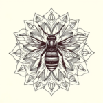 Mandala Bee Tattoo