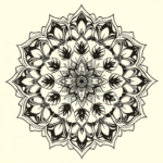 Mandala Beetle Tattoo