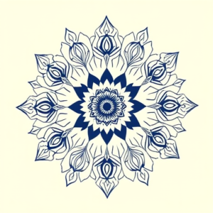 Mandala Bluebonnet Tattoo