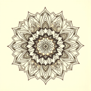 Mandala Campfire Tattoo