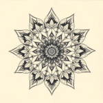 Mandala Carnation Tattoo