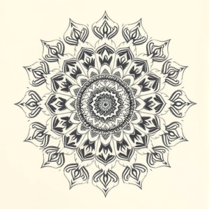 Mandala Chameleon Tattoo