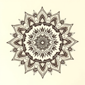 Mandala Christmas Tattoo