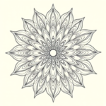 Mandala Chrysanthemum Tattoo