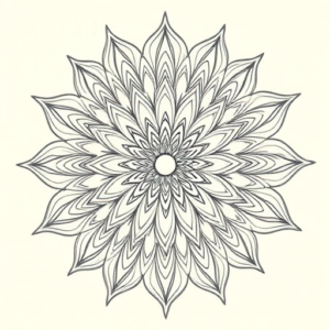 Mandala Chrysanthemum Tattoo