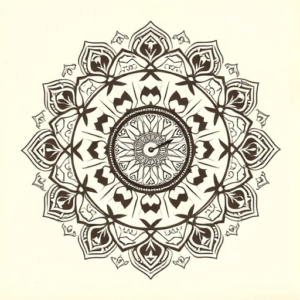 Mandala Clock Tattoo