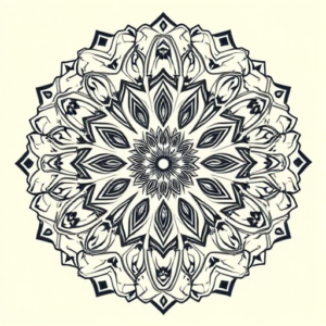 Mandala Coffin Tattoo