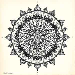 Mandala Constellation Tattoo