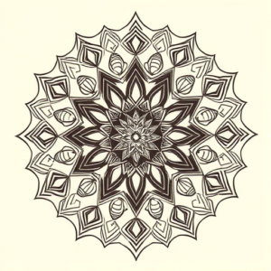 Mandala Cowboy Tattoo