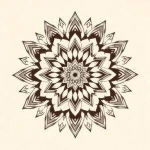 Mandala Coyote Tattoo