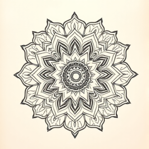 Mandala Crochet Tattoo