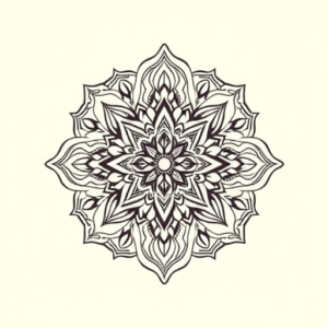 Mandala Cross Tattoo