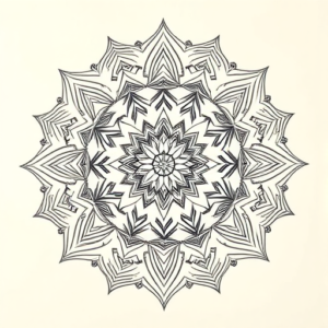 Mandala Crystal Tattoo