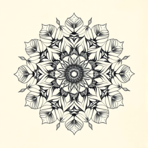 Mandala Dandelion Tattoo