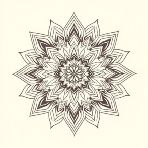 Mandala Diamond Tattoo