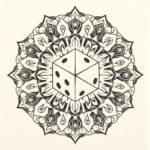 Mandala Dice Tattoo