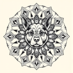 Mandala Dog Tattoo