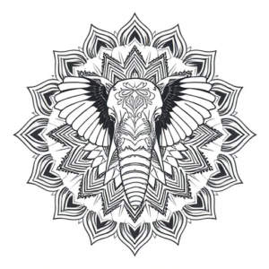 Mandala Elephant Tattoo