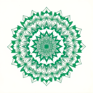 Mandala Emerald Tattoo