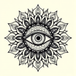 Mandala Eye Tattoo