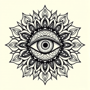 Mandala Eye Tattoo