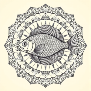 Mandala Fish Tattoo