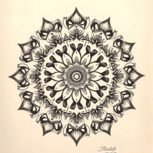 Mandala Fishing Tattoo