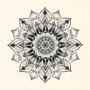 Mandala Flamingo Tattoo