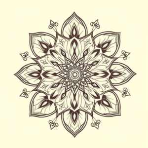 Mandala Floral Tattoo