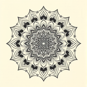 Mandala Footprint Tattoo