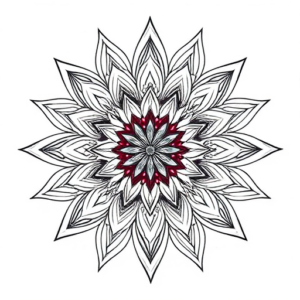 Mandala Gardenia Tattoo