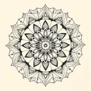 Mandala Ghost Tattoo