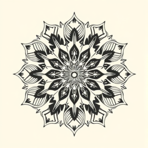 Mandala Gladiolus Tattoo